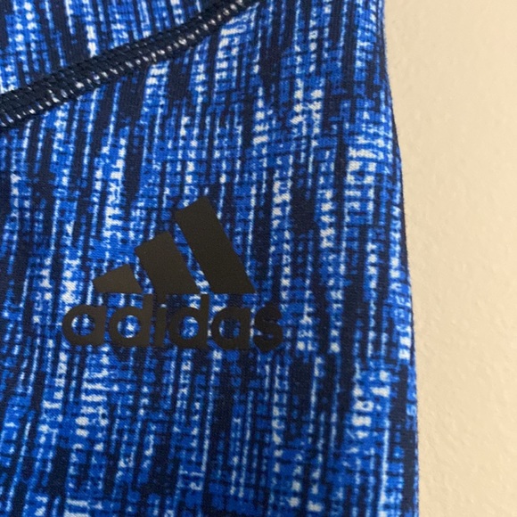 Adidas - blue/black climalite high rise leggings - Picture 4 of 8